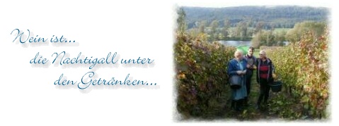 Fleißige Helfer bei der Traubenlese